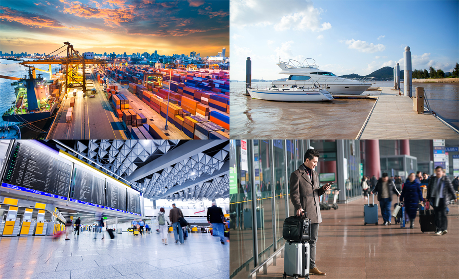 港口碼頭門機(jī)/飛機(jī)場遠(yuǎn)距離無線模塊傳輸方案